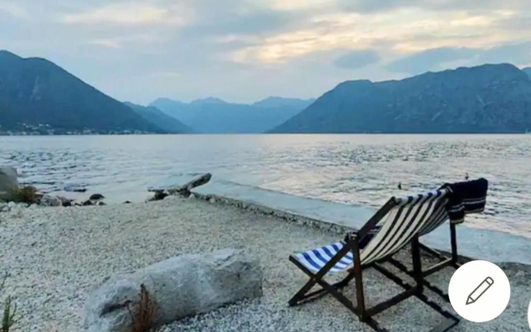 Apartments Boka Blue Dobrota Kotor Bagian luar foto